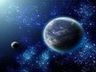3Д тавани К-Екстрийм -  опънати тавани с картини - STAR 68 - Земята с луната.
